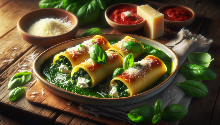 4651 cannelloni ze szpinakiem i ricotta pyszny przepis na danie bezmiesne